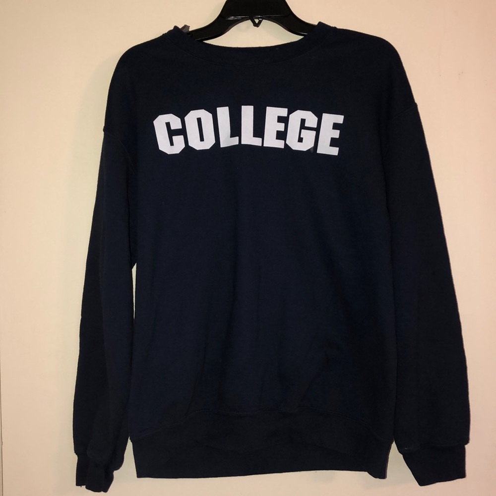 Navy blue crewneck “college” from animal house